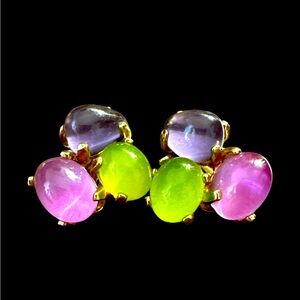 Gale Grant clip on earings  24K Gold Clad